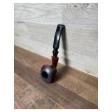 Suare top smooth bowl pipe with black unknown