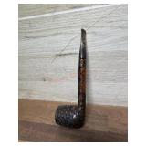 Possible Black Forest carved bowl pipe with short