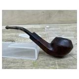 Apple style bowl pipe with dark stem