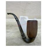 Tall bowl pipe with gentleman style stem