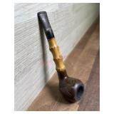 Possible Black Forest carved pipe with vulcanite