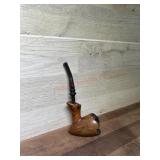 bjarne pipe with black vulcanite stem