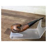 Carved Apple bowl style pipe