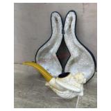 Meerschaum Mermaid pipe with lined case