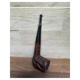 Black Forest carved bowl pipe with vulcanite stem