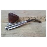 Carved bowl pipe with USA stamped stem