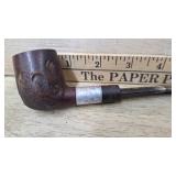 Marked Harrison carved bowl pipe