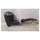 Freehand bowl pipe with  vulcanite stem