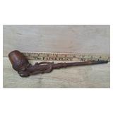 Corn carved pipe with long stem