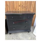 Black Stanley furniture 3 drawer chest