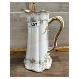 Haviland water pitcher