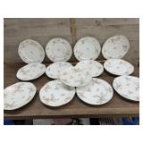 132 Various Haviland plates