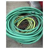 Box full of garden hoses