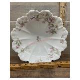 Haviland footed serving bowl
