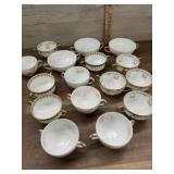 16- Haviland tea cups
