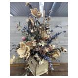 Wild flower tabletop arrangement