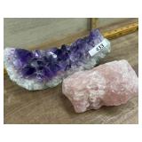 Amethyst and pink stones