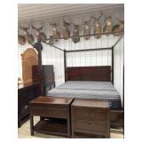 Thomassville king 4 poster bedroom suite.  chest/