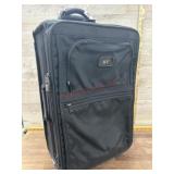 Black rolling suitcase