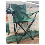 2- Folding camp chairs