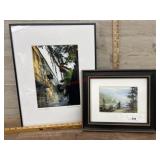 2- Scenery framed prints
