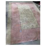 8x11 tan and pink area rug