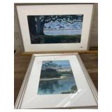 2- Framed scenery prints  (one says Blake Edwards