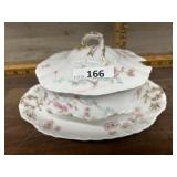 Haviland gray boat no ladle