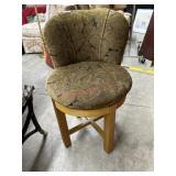 Small upholstered dressing chair