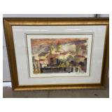 36x50 Frame Charles Davies signed modern art
