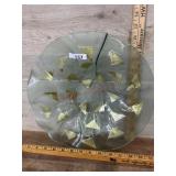 Gold color diamond design decorator bowl