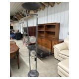 76 inch tall modern floor lamp with crackle glass
