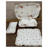 4- Haviland serving plates