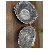 2- Arthur Court aluminum serving bowls