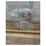 12 Qt. commercial storage container and lid