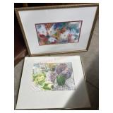 2- Framed prints