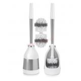 Toilet Brush Set with Holders and Brushes