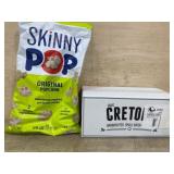 SkinnyPop Popcorn and C.H. Cretoi Crackers