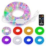 Multicolor LED Rope Lights With Remote