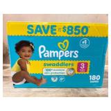 Pampers Swaddlers Size 3, Pack of 180