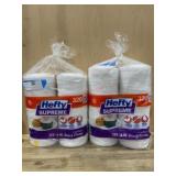 Hefty Supreme 6-Inch Snack Plates, 640 Count