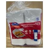 Hefty Supreme Hinged Lid Containers, 125 Ct