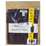 Nine West Purple Sweater Dress, Size M
