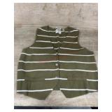 Scotch & Soda Green Striped Vest