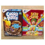 General Mills Cocoa Puffs and Lucky Charms Cereal