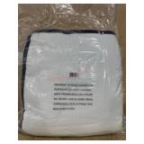 White Blanket With Blue Trim, 68ï¿½90
