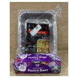 Disposable Pans and Pastry Bags Set