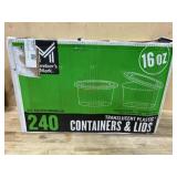 Translucent Plastic Containers and Lids
