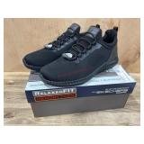 Menï¿½s Black Work Sneakers with Memory Foam