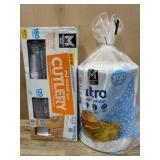 Plastic Cutlery and Disposable Plates Bundle
